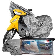 Capa para Cobrir Moto 100% Impermeável Forrada Tamanho P Honda Biz CG Titan YBR Fazer