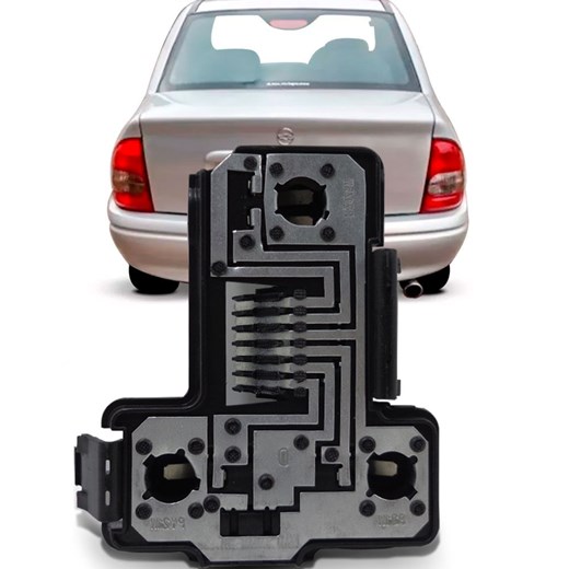 Circuito de Lanterna Traseira Corsa Hatch 2002 a 2004 e 2010 a 2012