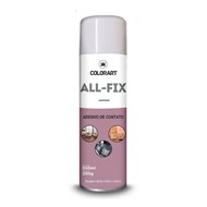 Cola de Contato Spray Colorart All-Fix 300ml Para Carpete Tapeçaria Couro Tecido