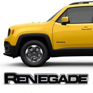 Emblema Letreiro do Porta Jeep Renegade 2016 2017 Cromado Original