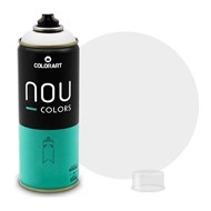Tinta Spray Colorart Nou Colors para Grafiteiros 400ml Branco