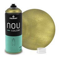 Tinta Spray Colorart Nou Colors para Grafiteiros - 400ml - Ouro